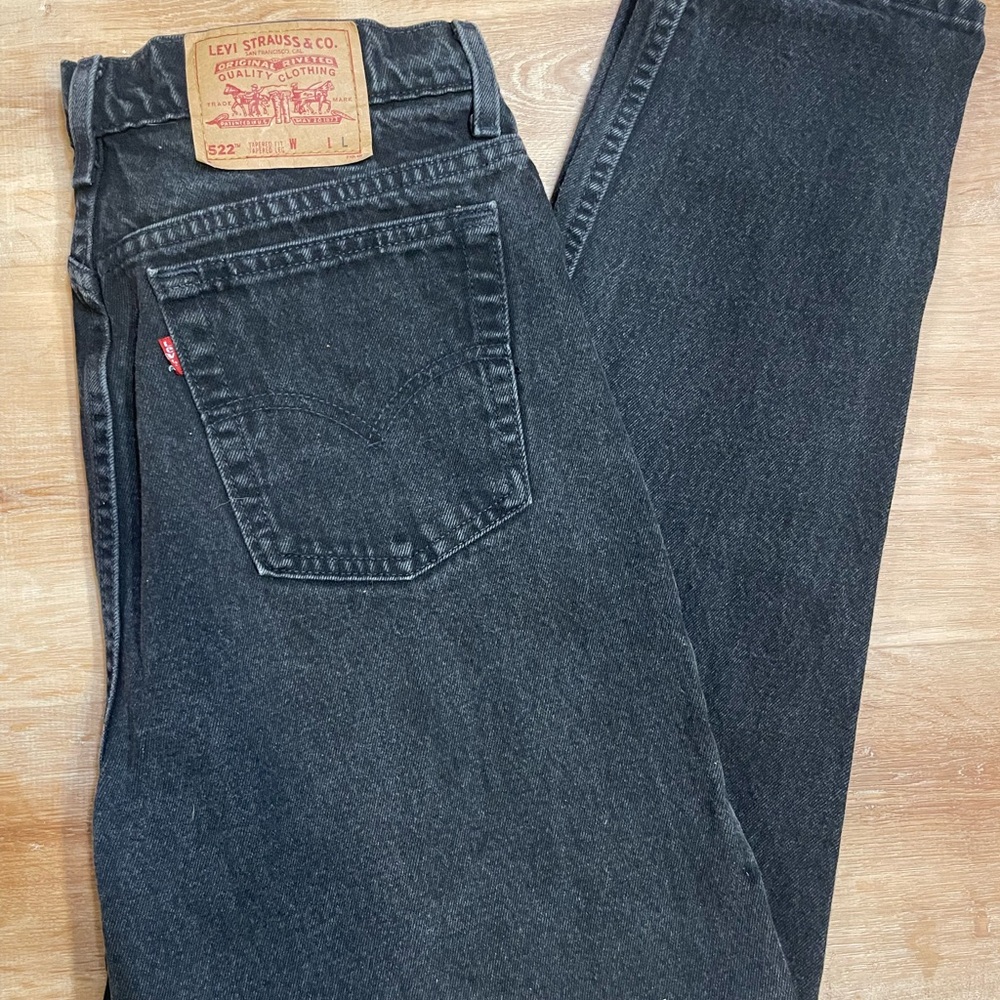 Levi's Women's Black Relaxed Jeans